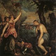  Titian Spain Succoring Religion painting